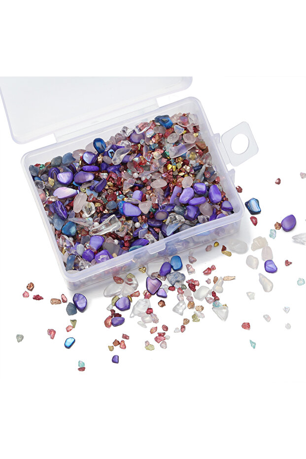 50 Grams Style 08 50g/Box Mixed Glass Crystal Crushed Stone Epoxy Resin Fillers Material for DIY Res