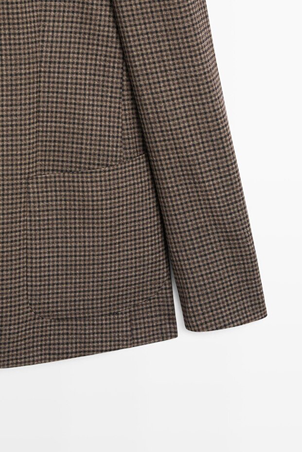 Yünlü blazer ceket - 7