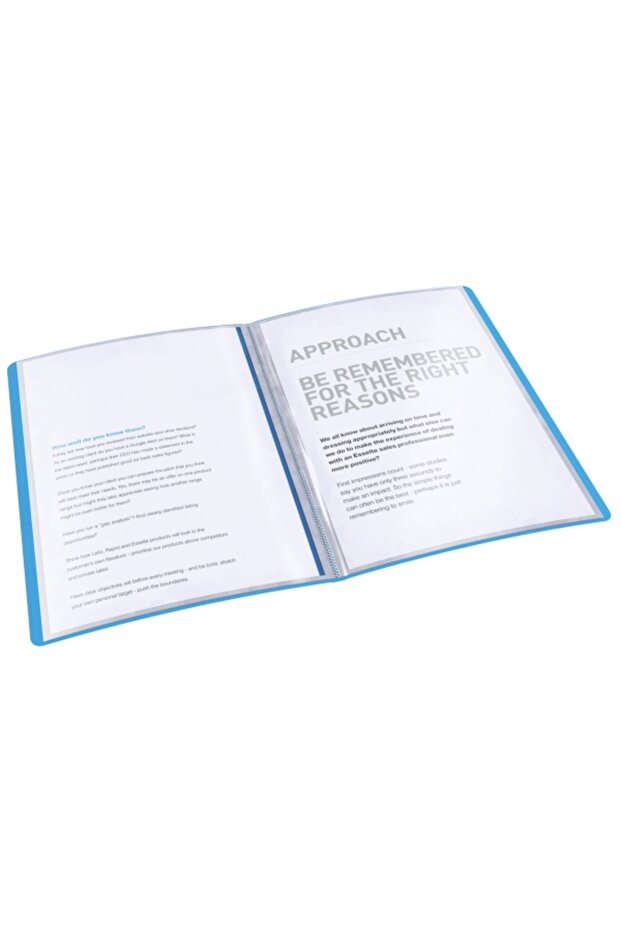 Presentation folder, Vivida, soft cover, PP, 40 sheets, blue, - 2