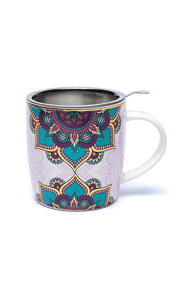 Mandala tea set - Turquoise - 1