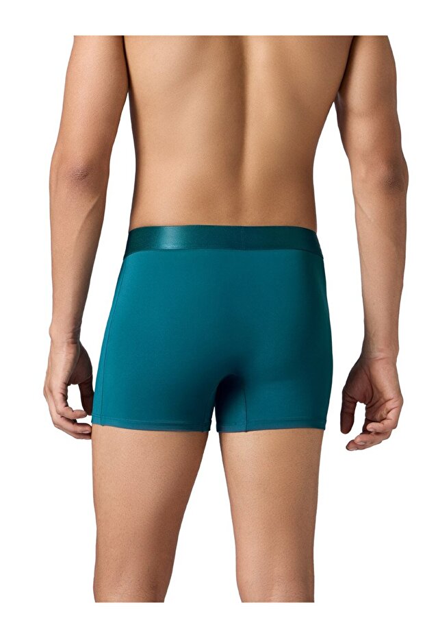شورت رجالي مطاطي بلون موحد - سريع الجفاف 8 مرات - 2