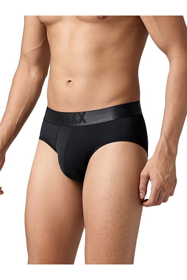 سراويل داخلية رجالية مطاطية بلون موحد - سريعة الجفاف 8 مرات - 3