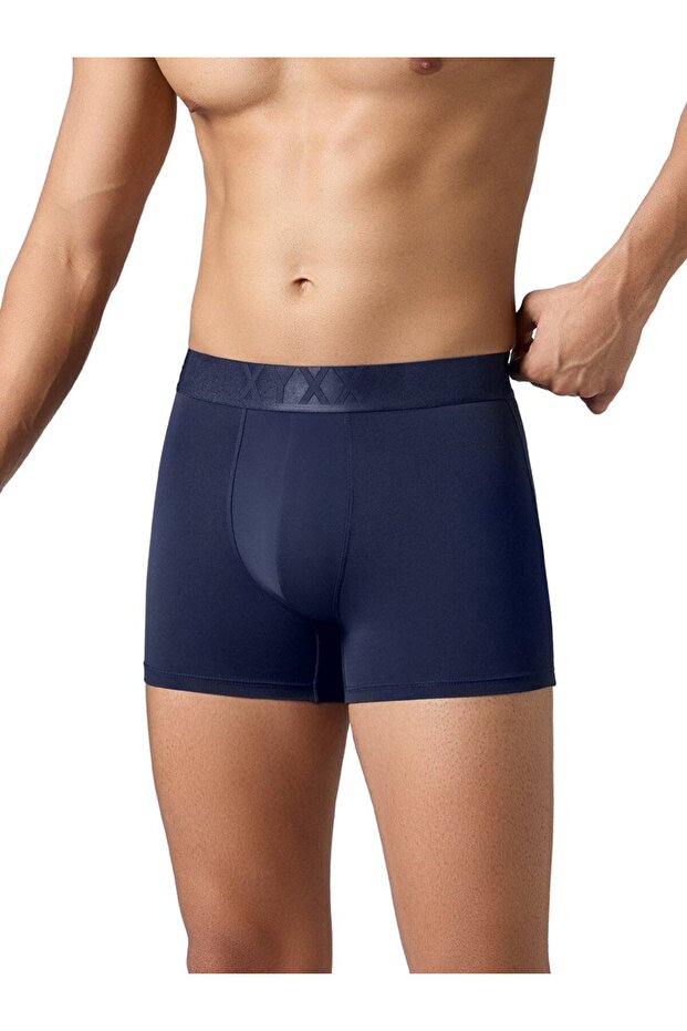 شورت رجالي مطاطي بلون موحد - سريع الجفاف 8 مرات - 3