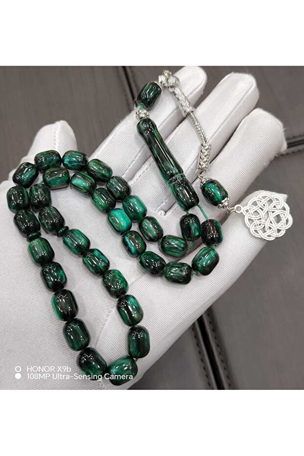 Bakelite stone rosary - 1