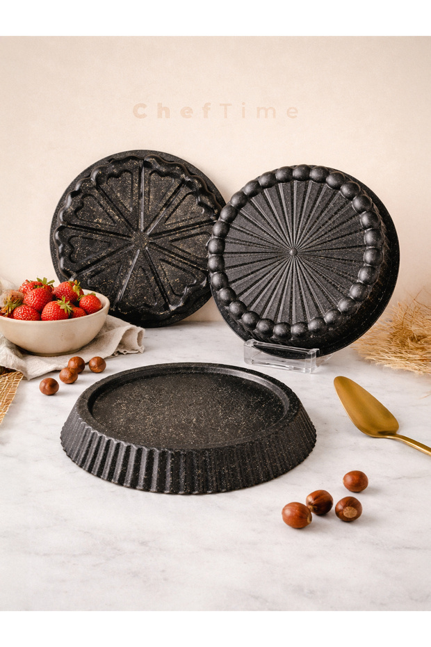 Ergonomoik 3'lü Kek Kalıbı - 1