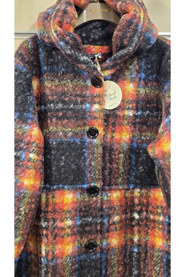 معطف من الفيلق المزخرف بأزرار على شكل نمط حطاب - 3