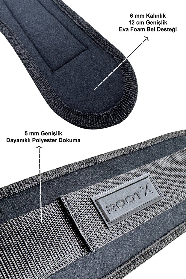 FOAM AĞIRLIK KEMERİ SİYAH - 6