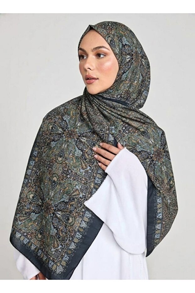 Soft Şal Sayedar Serisi Yeşil - 1