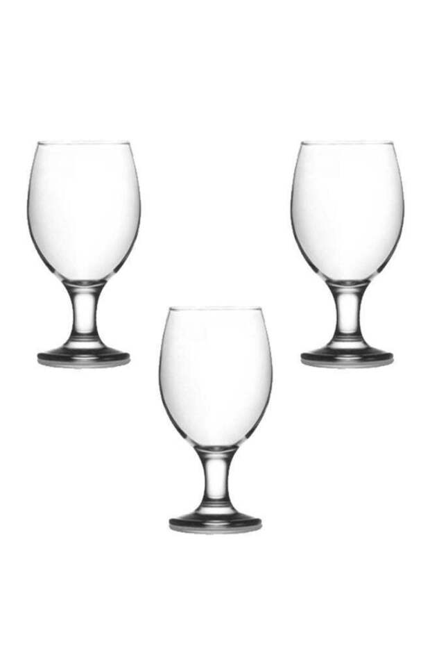 3-Piece Misket Glass Set Clear 400ml