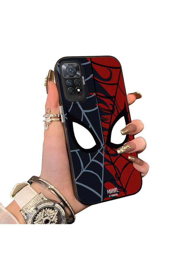 Xiaomi Redmi Note 11 Pro 4g Compatible Silicone Edge Hard Back Anti-Fall Case Spiderman Patterns