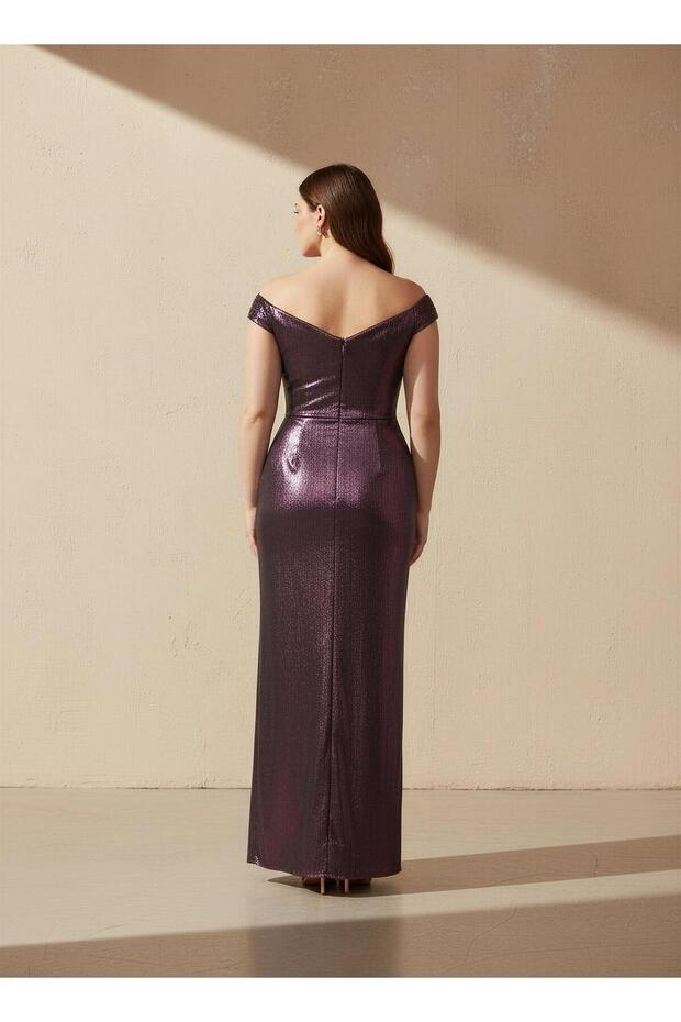 6149SIM SİMLİ SIVAMA ELBİSE - 2