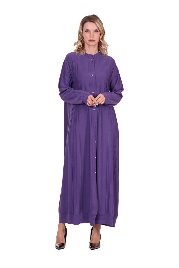 Nevrürlü Triko Hırka MOR - 1