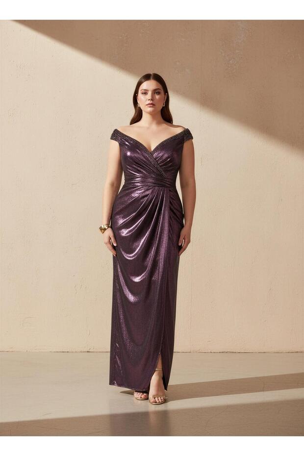 6149SIM SİMLİ SIVAMA ELBİSE - 1