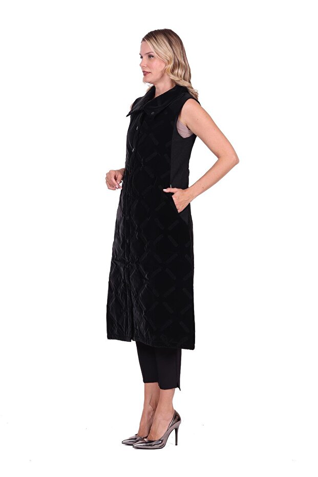 Pervane Kapitone Yelek ORJİNAL 1 - 2