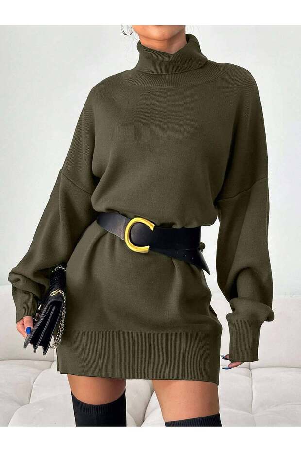 mini rochie cu guler - 1