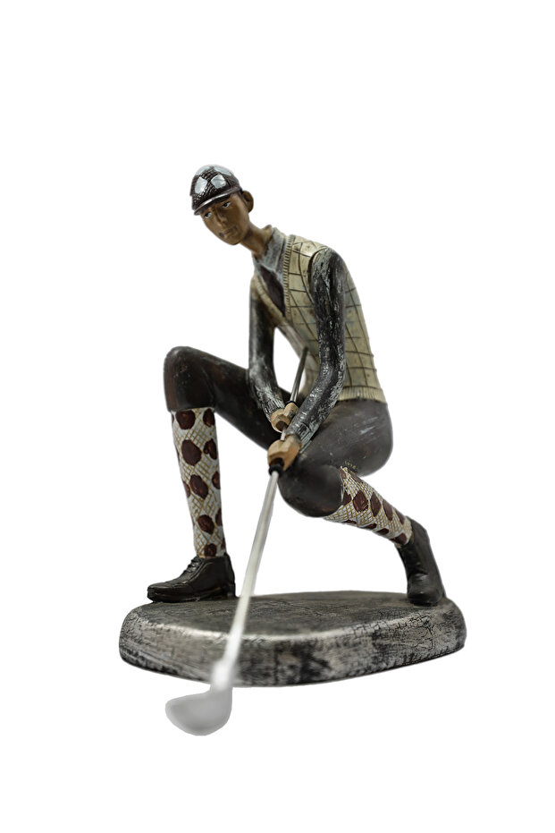 Resin Golf Statue – Handcrafted Golfer Figurine for Home, Office, or Trophy Display