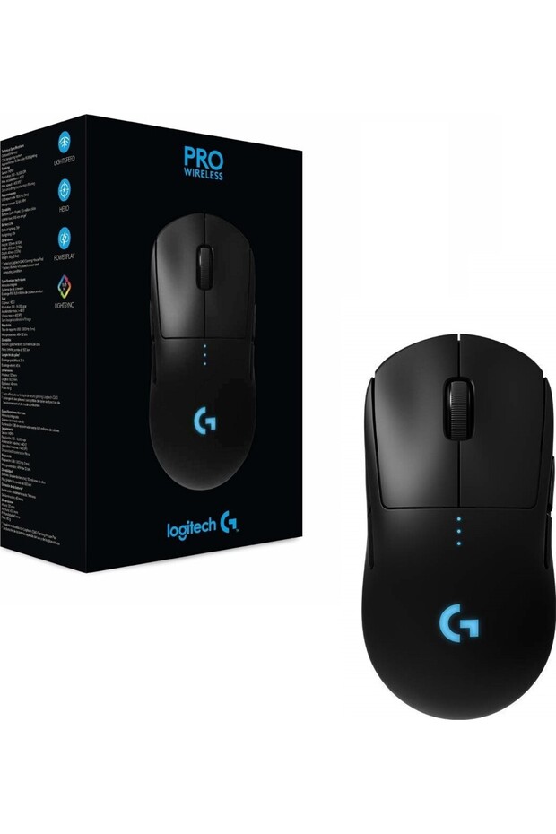 G Pro Wireless Gaming Mouse with Esports Grade Performance (16,000 DPI) - Black