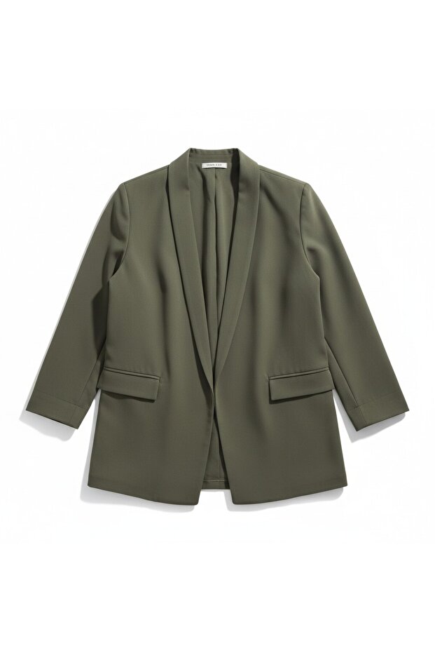 DÜĞMESİZ BLAZER CEKET - 3