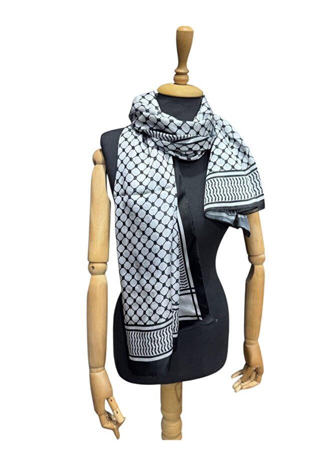 Puşi Shawl Kefiye Palestine Flag Scarf Afl2364