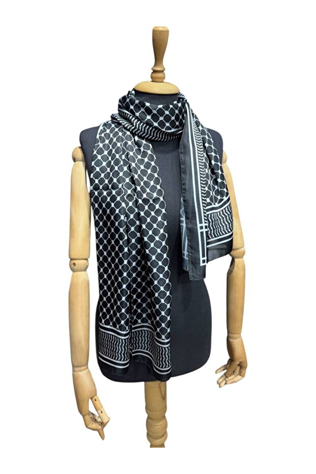 Puşi Shawl Kefiye Palestine Flag Scarf Afl2364