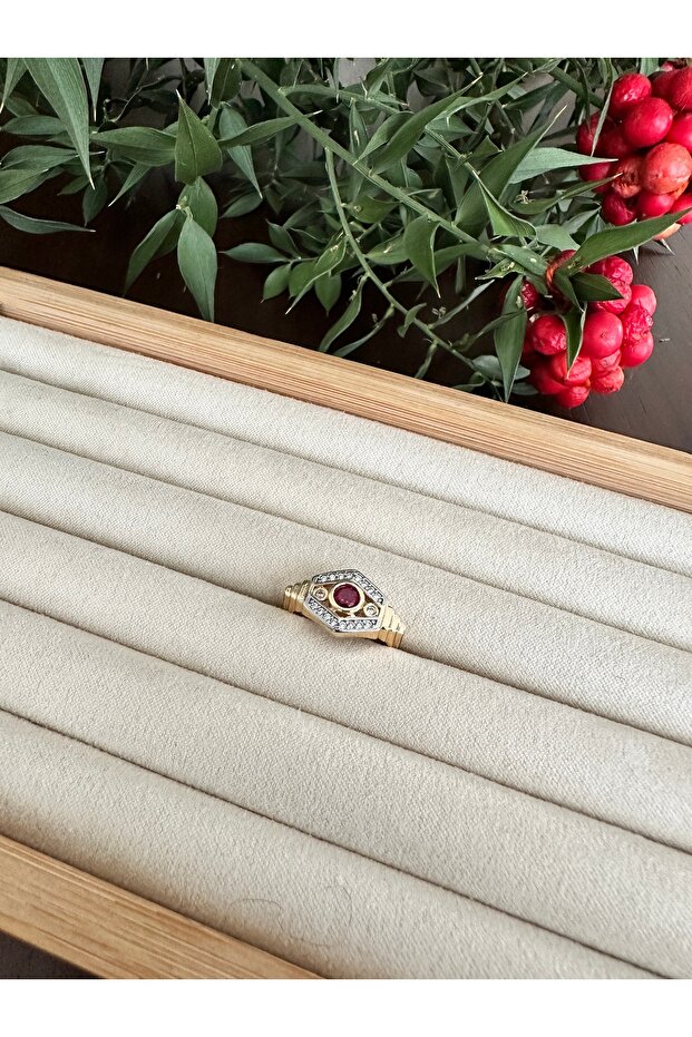 خاتم فوشيا مزدوج اللون - 1