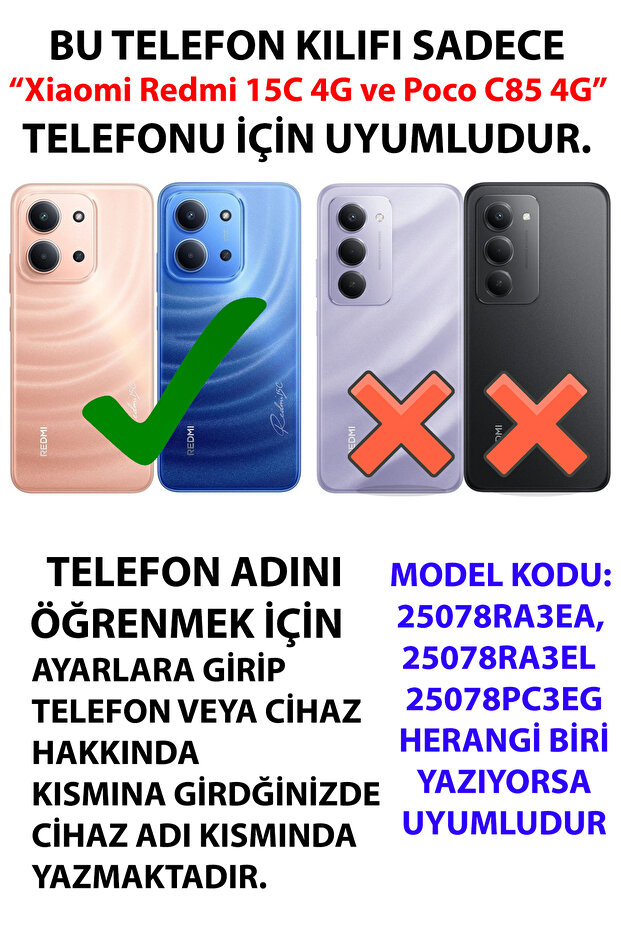 حافظة سيليكون مطبوع متوافقة مع Redmi 15C بنمط فيونكة وردية ناعمة - 2