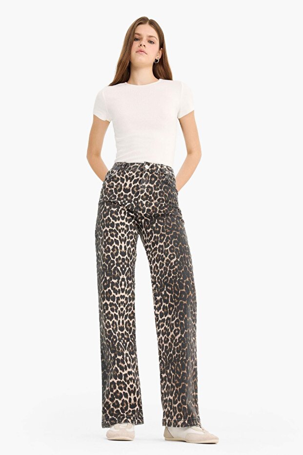 Women's Canvas Trousers D1229Ax/Bk81 Black