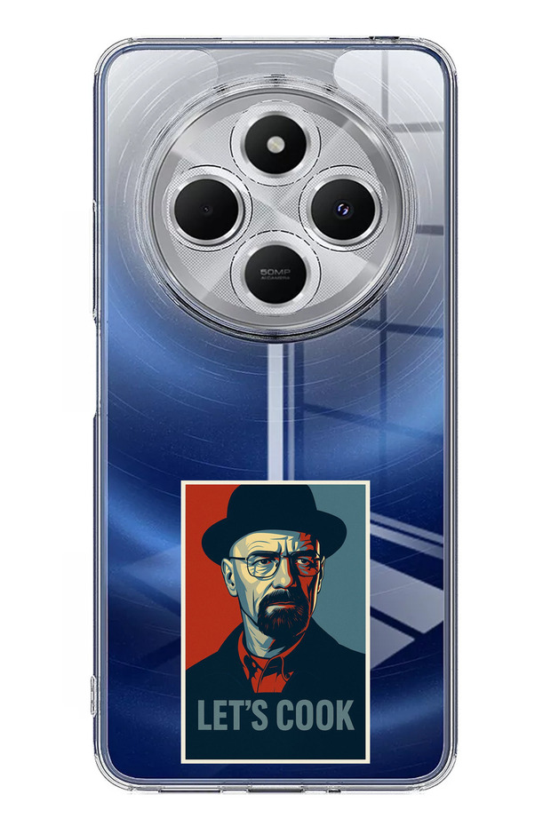 حافظة سيليكون متوافقة مع هاتف Redmi 14C من Lets Cook Banner مطبوع - 1