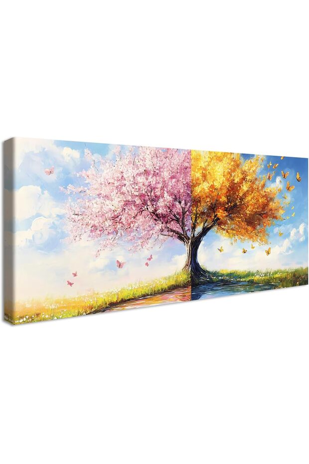 Large Framed Canvas Wall ArtBedroom Painting 50x100cm – Personalized Decor
