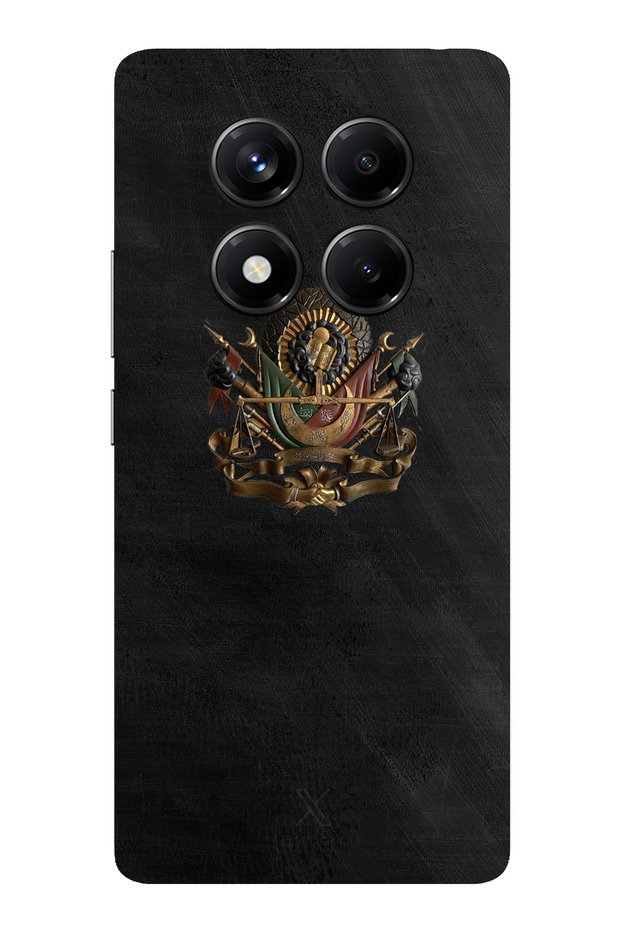 Redmi Note 14 Pro 5g Compatible Ottoman Tughra Detailed Printed Silicone Case