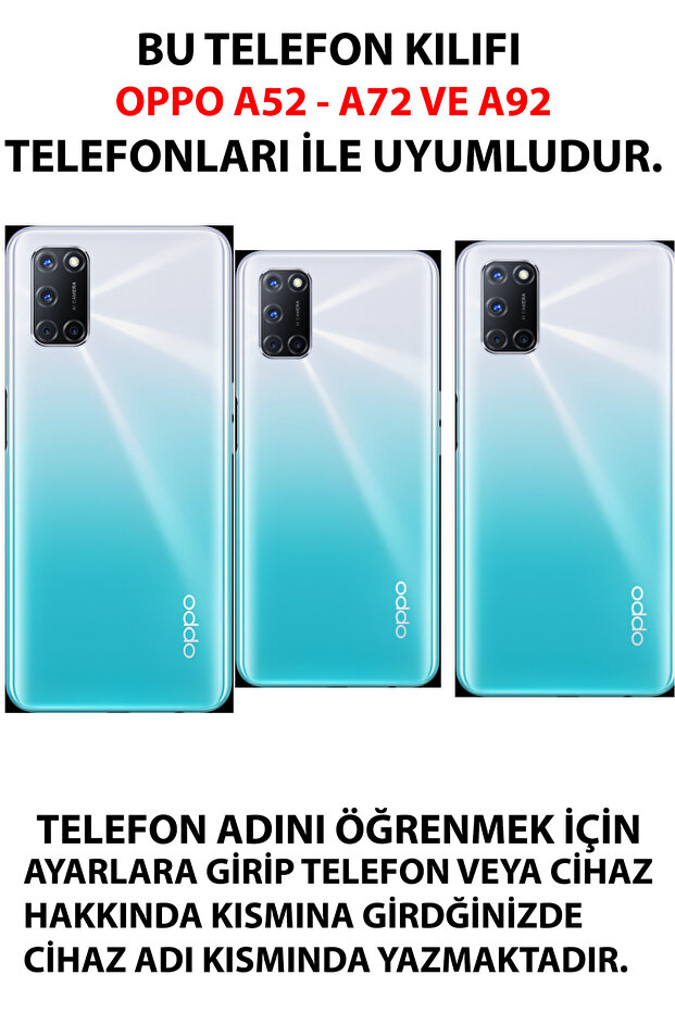 حافظة سيليكون مطبوع متوافقة مع OPPO A52-A72-92 بنمط فيونكة وردية ناعمة - 2