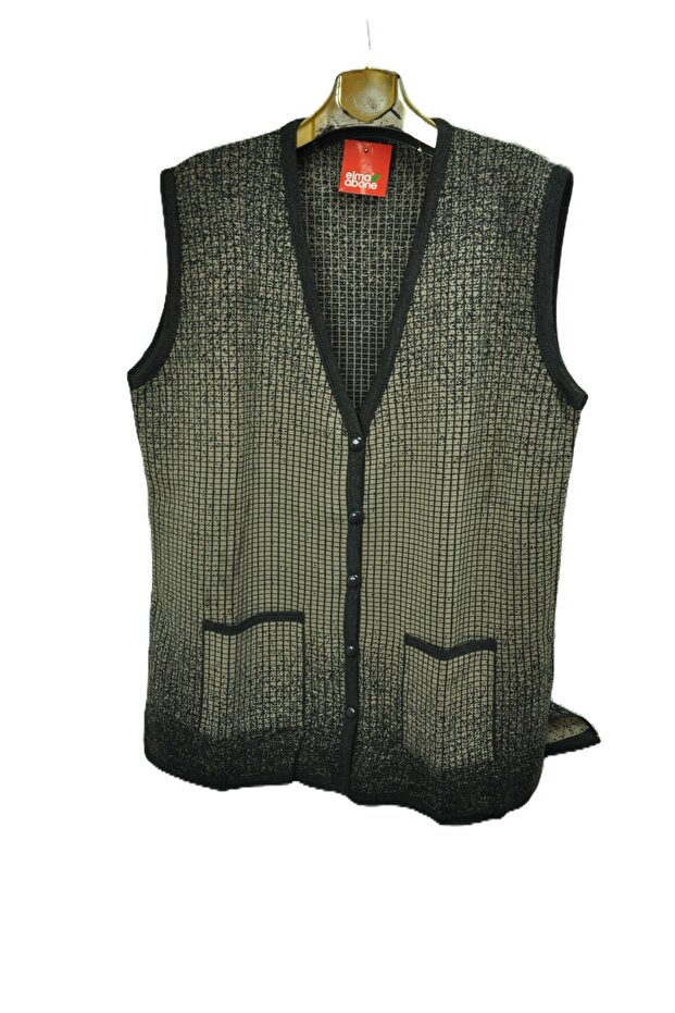 Plus Size Cool Mom Buttoned Vest
