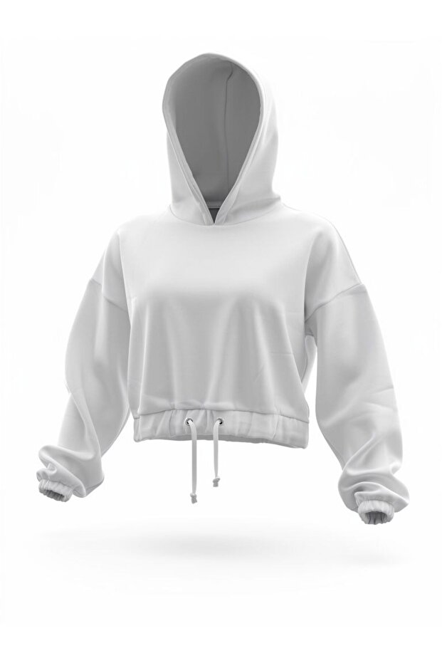 Basic Crop Sweatshirt - 1