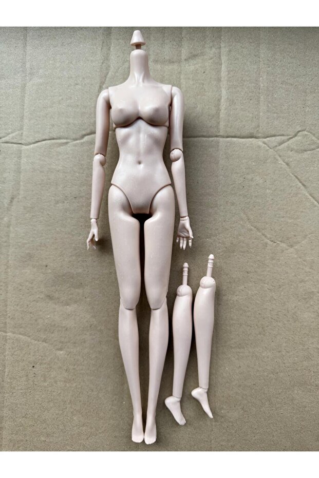 little defectives white 1/6 Super Model Doll Body Joints Movable Solid Doll Replacement Body For FR/