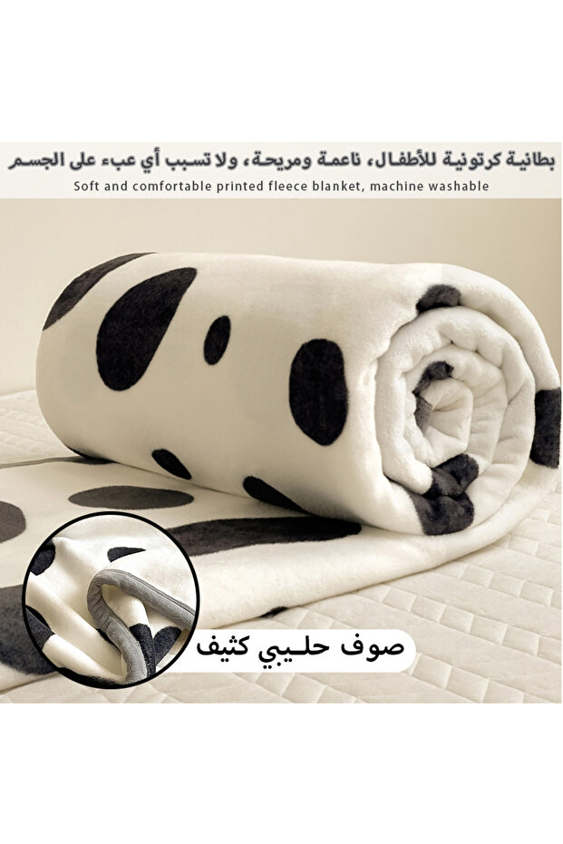 One children's cartoon blanket, soft, suitable for various occasions, machine washable.