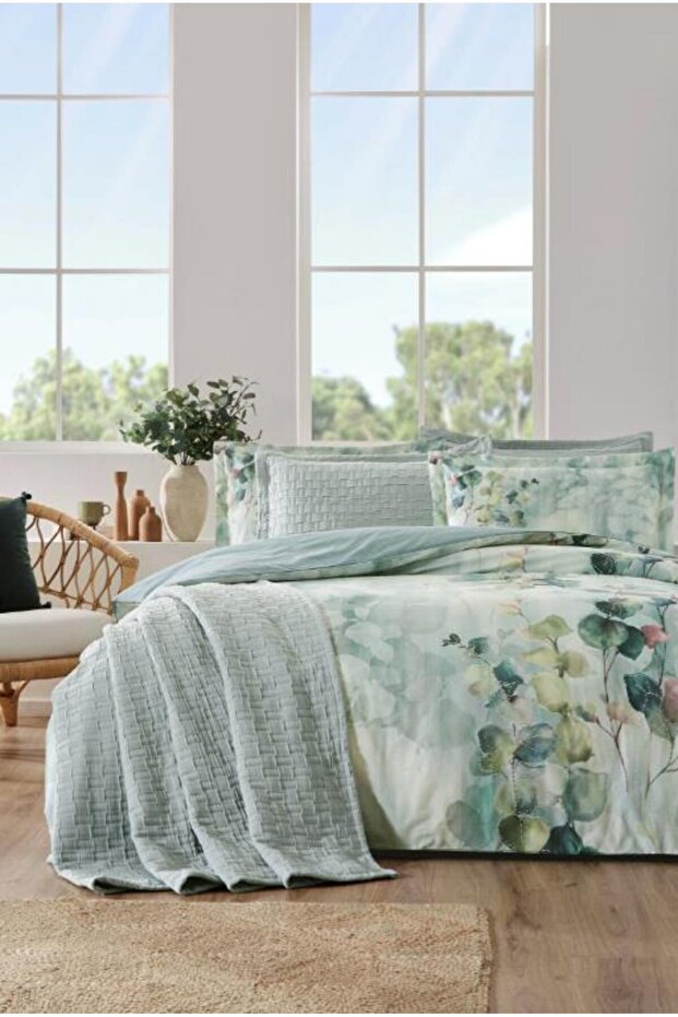 Nature Drip Double Bed Covered Duvet Cover Set
