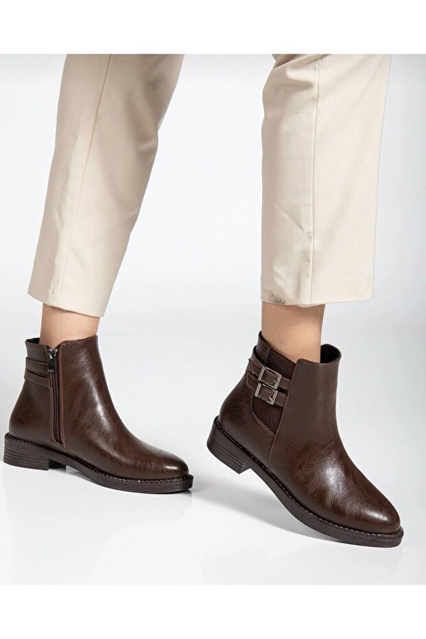 iki tokalı termo düz taban bot - 4