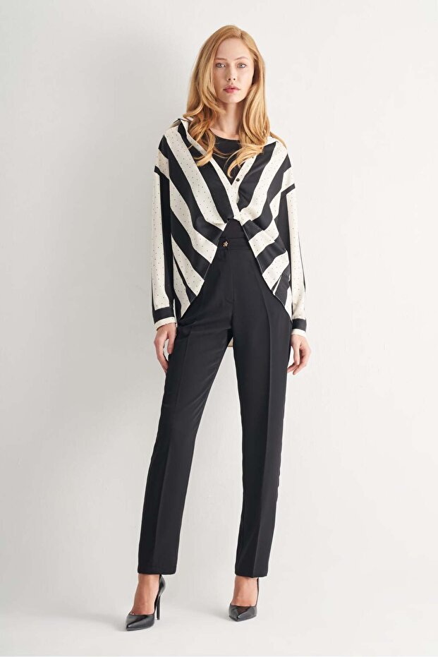 Beli Lastikli Pantolon - 2