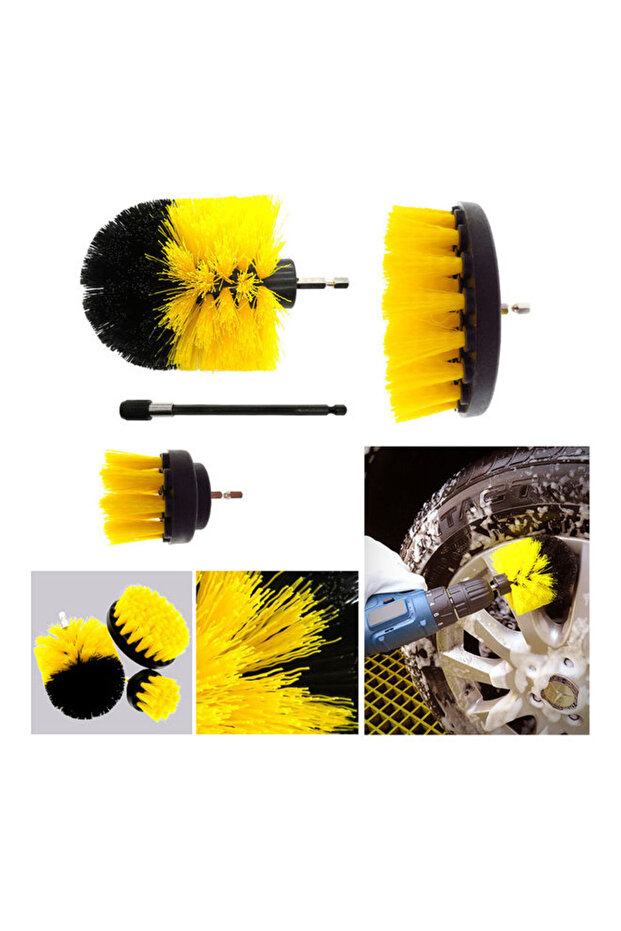 20-Piece Drill Brush Attachments Set - 4