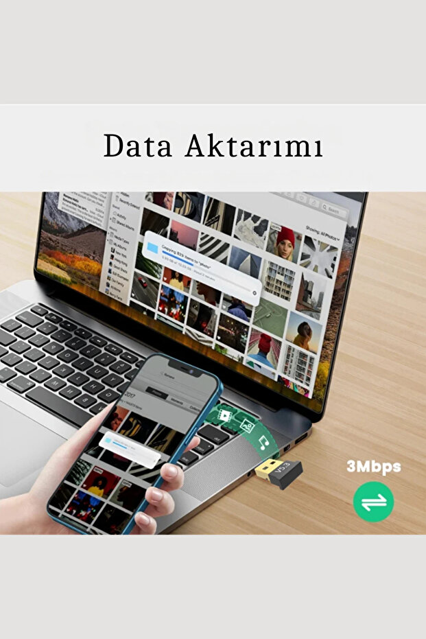 Dizüstü Masaüstü Bluetooth Aparatı USB Bluetooth Adaptör - 3