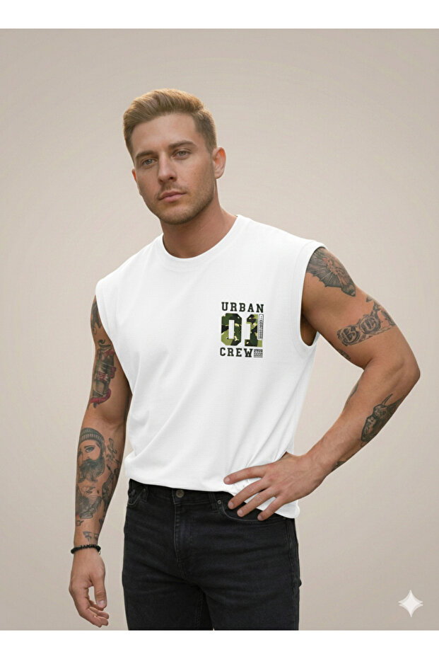 01 Urban Printed Zero Kol T-Shirt