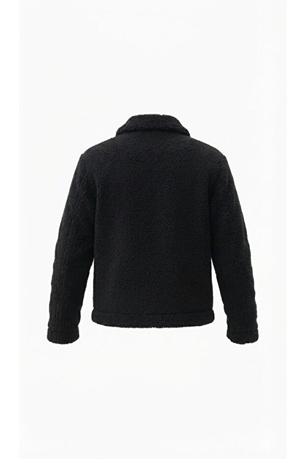 Teddy jacket with zipper - 2