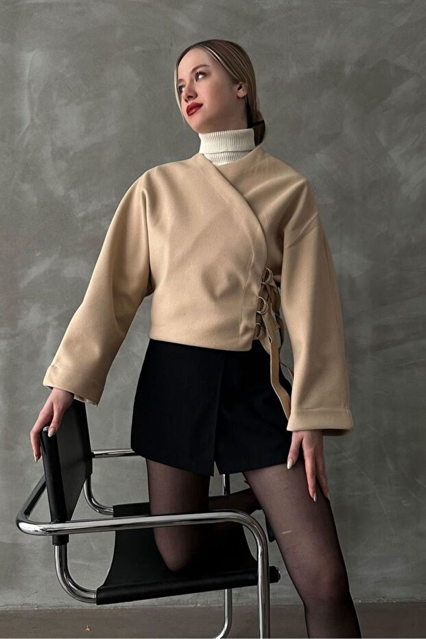 Swan Aura Wrap Ceket - 1