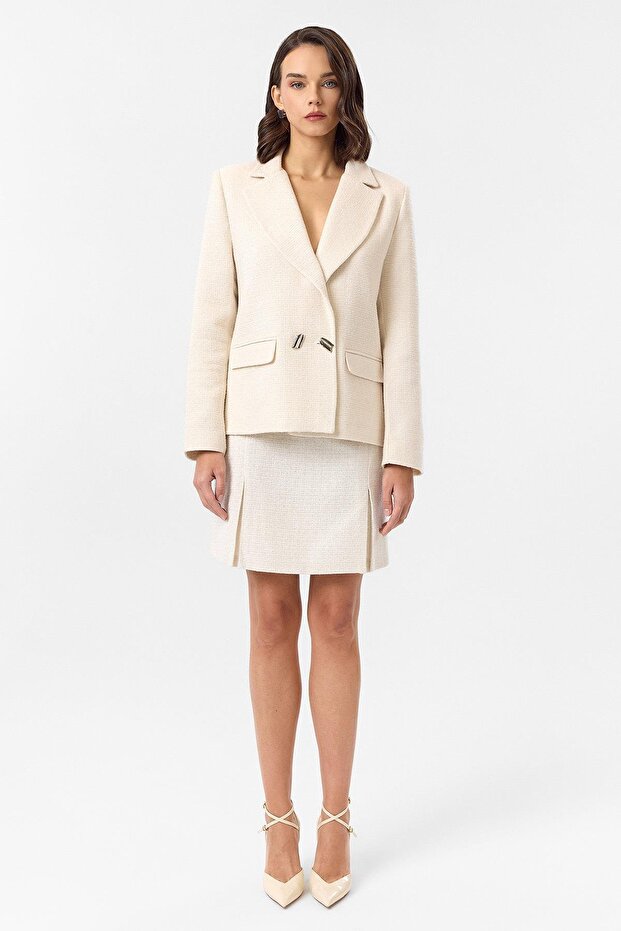 Simli Tüvit Ceket - 7