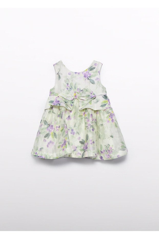 Mayoral Abel Lula Baby Girl Amber Dress Green