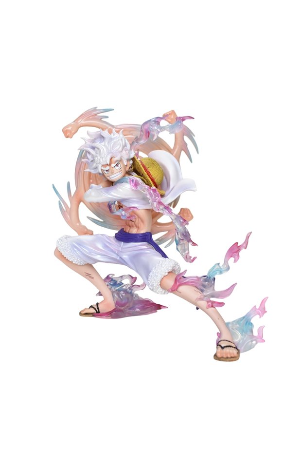 Luffy 19cm/7.48in Anime One Piece Luffy Figure Gear 5 Luffy Action Figure Collection Model To