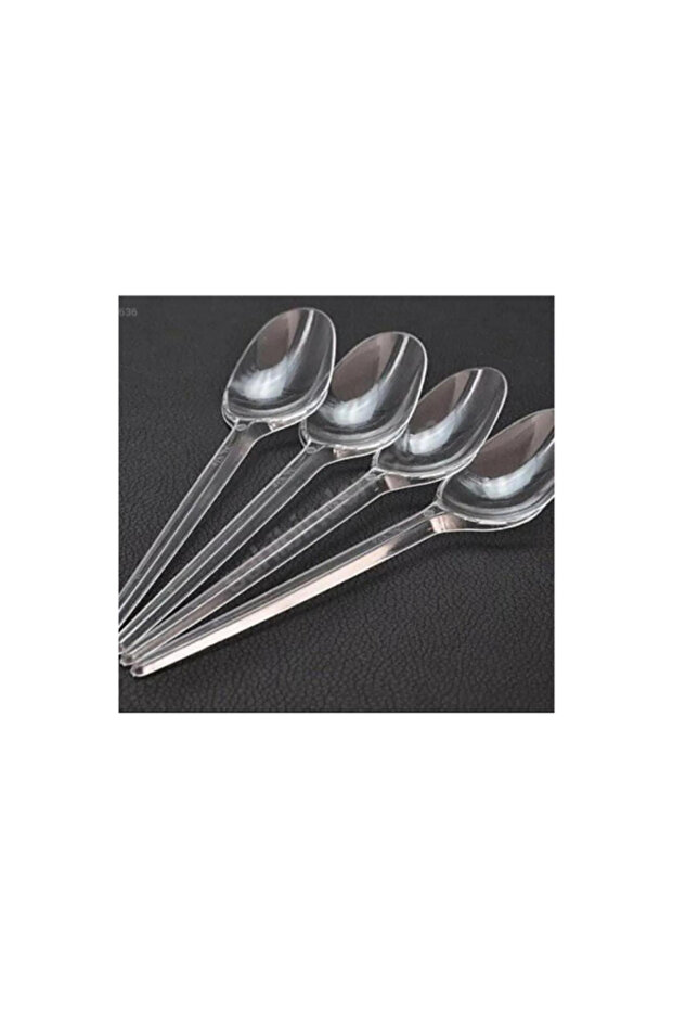 Kullan At Plastik Lüx Kaşık 200 Adet - 3