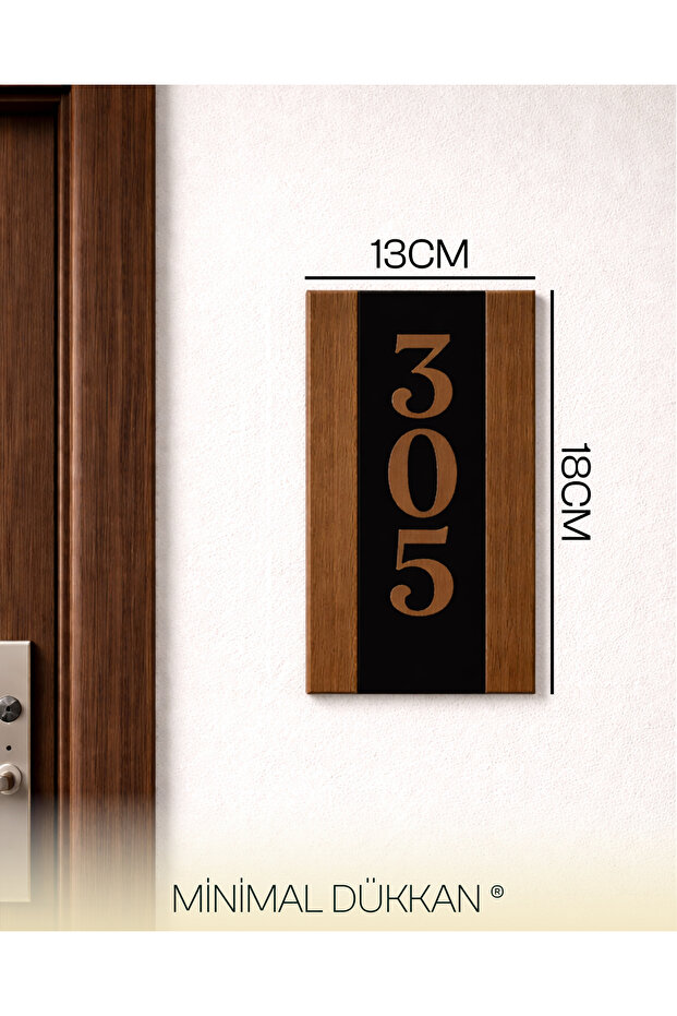 Modern Kapı Numarası – Dekoratif Bina & Daire Kapı Numaratörü - 2