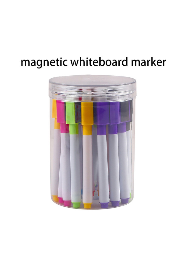 24 Pcs DaiCi 8/24 Pcs Magnetism Whiteboard Markers Comfortable Handing For Teaching And Meetings Eas