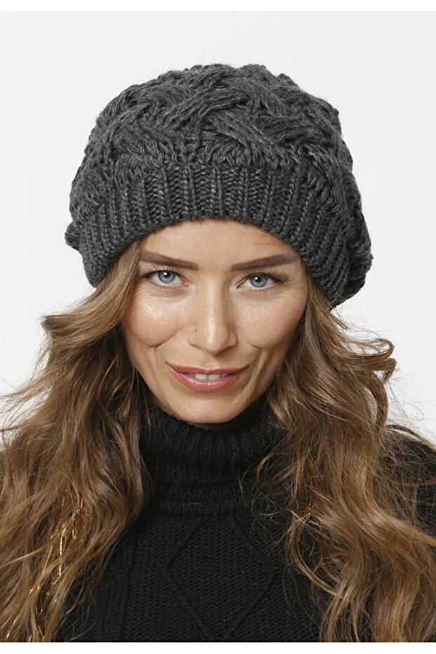 Triko örme çift katlı bere - 3